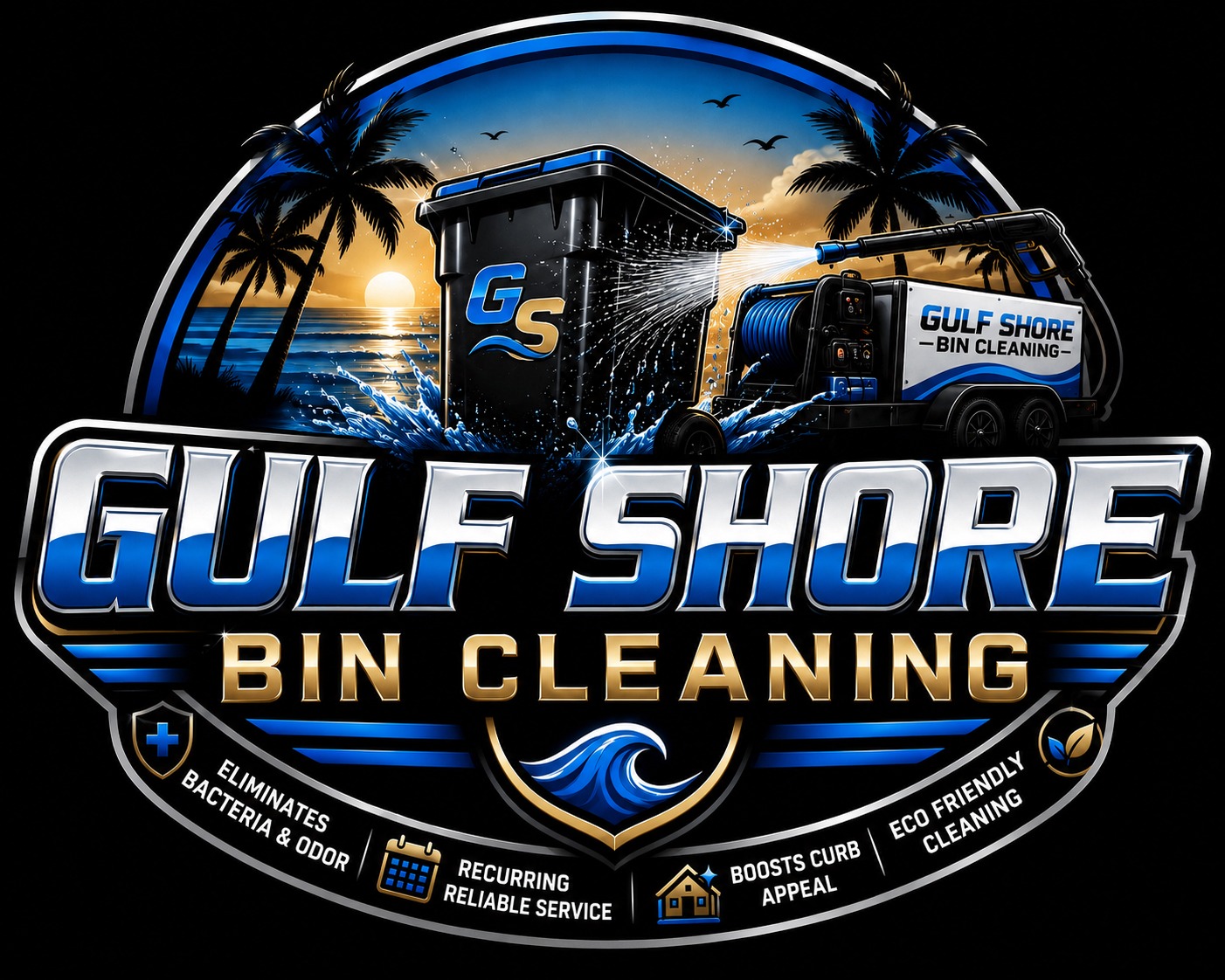 Gulf Shore Bin Cleaning logo